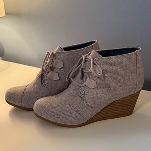 TOMS Wedge Ankle Boots